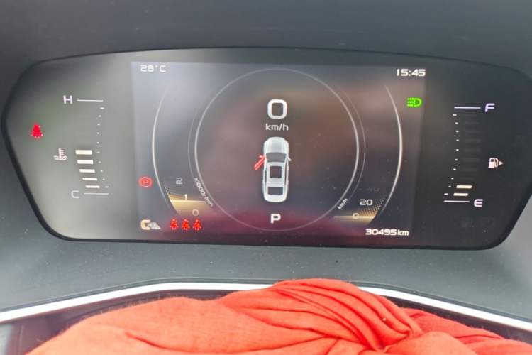 Used Geely Auto Preface 2021 2.0TD Luxury Version Instrument Cluster