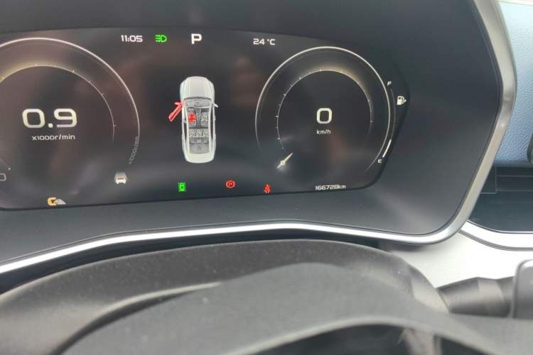 Used Geely Auto Preface 2021 2.0TD Designer's Recommended Edition Odometer Close Up