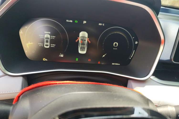 Used Geely Auto Preface 2021 2.0TD Luxury Version Odometer Close Up