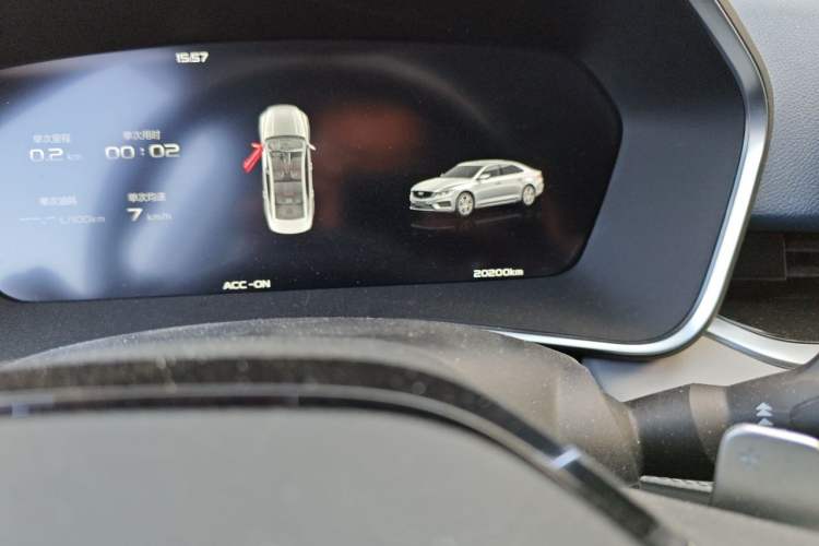 Used Geely Auto Preface 2021 2.0TD Flagship Edition Odometer Close Up