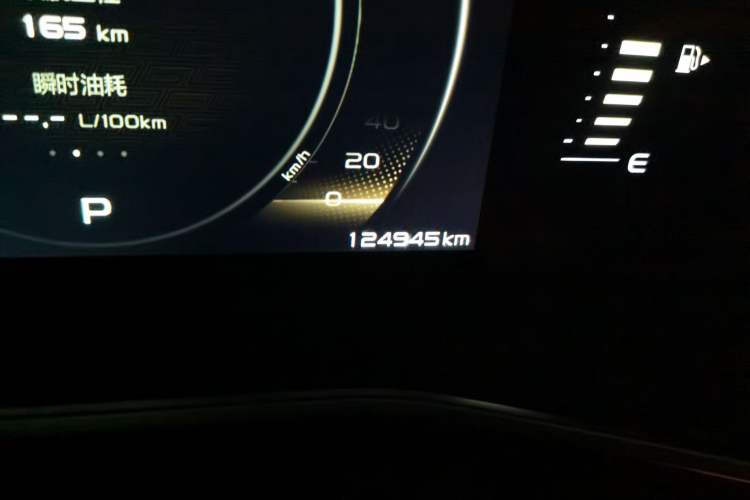 Used Geely Auto Preface 2021 2.0TD Luxury+ Version Odometer Close Up