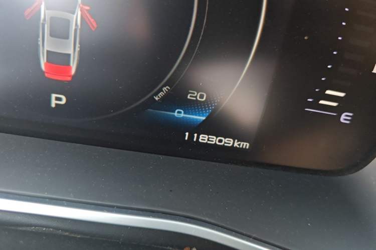 Used Geely Auto Preface 2021 2.0TD Luxury Version Odometer Close Up