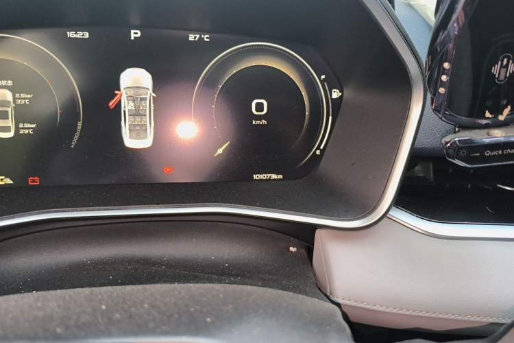 Used Geely Auto Preface 2021 Revised Version 2.0TD Luxury Edition Odometer Close Up