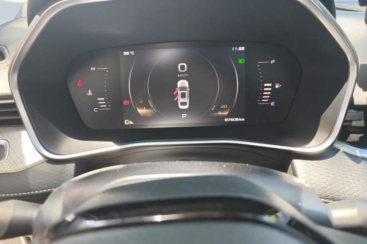 Used Geely Auto Preface 2021 2.0TD Luxury Version Odometer Close Up