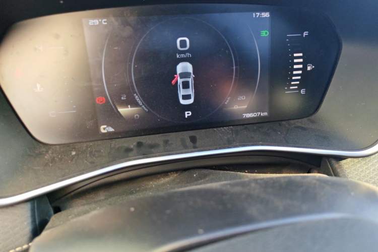 Used Geely Auto Preface 2021 2.0TD Luxury Version Odometer Close Up