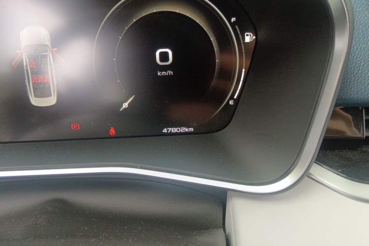 Used Geely Auto Preface 2021 2.0TD Luxury Version Odometer Close Up