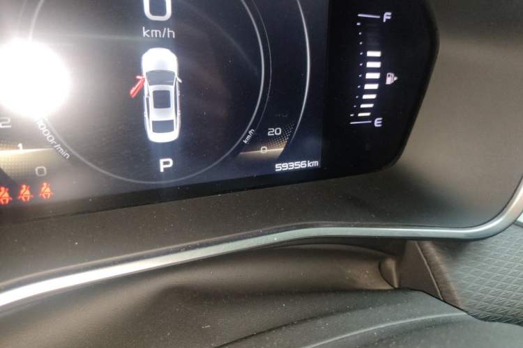 Used Geely Auto Preface 2021 2.0TD Luxury Version Odometer Close Up