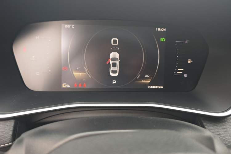 Used Geely Auto Preface 2021 2.0TD Luxury Version Odometer Close Up
