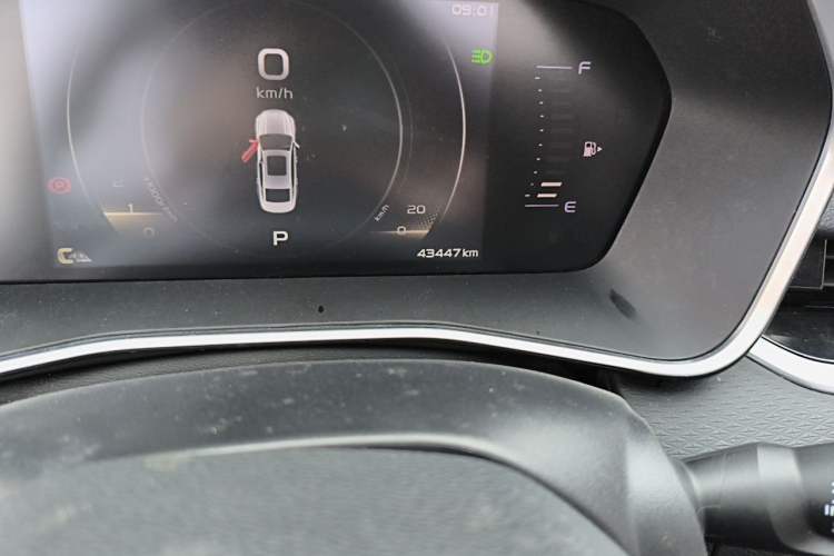 Used Geely Auto Preface 2021 2.0TD Luxury Version Odometer Close Up