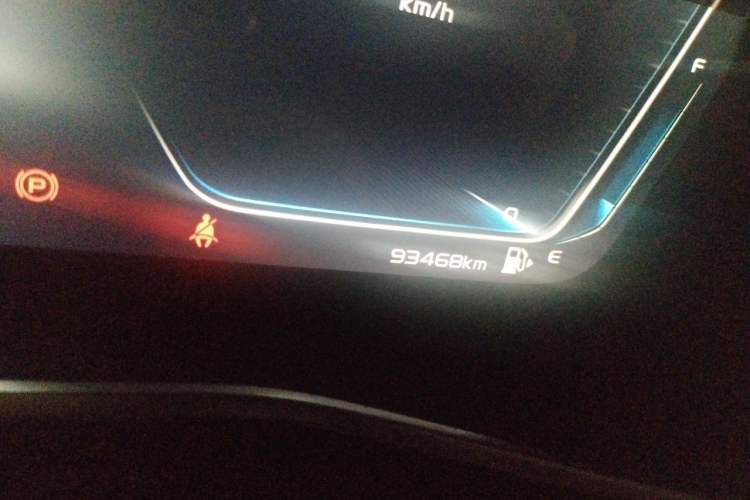 Used Geely Auto Preface 2021 Revised Version 2.0TD Luxury Edition Odometer Close Up