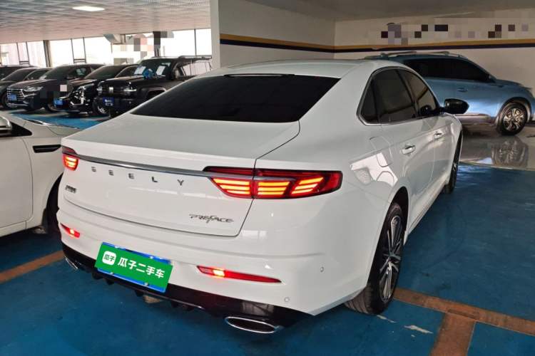 Used Geely Auto Preface 2021 Revised Version 2.0TD Luxury Edition Rear Right 45 Deg