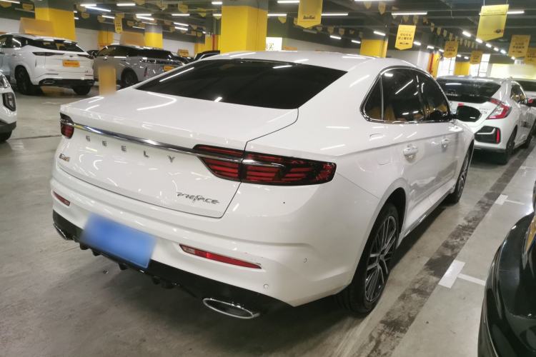 Used Geely Auto Preface 2021 Revised Version 2.0TD Luxury Edition Rear Right 45 Deg