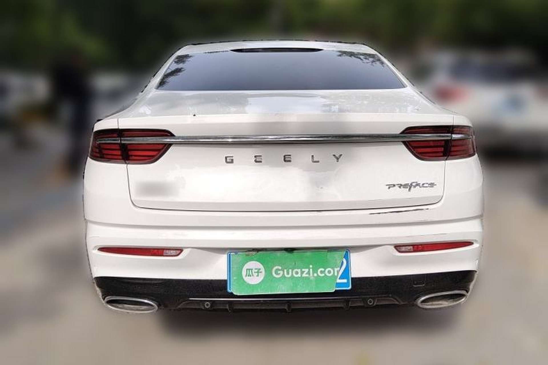 Used Geely Auto Preface 2021 Revised Version 2.0TD Luxury Edition Rear