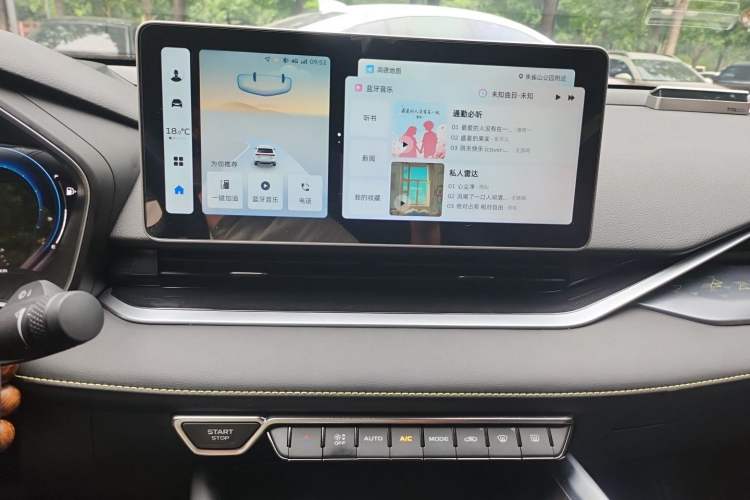 Used Geely Auto Preface 2023 1.5TD Kunlun Edition Audio And AC Panel