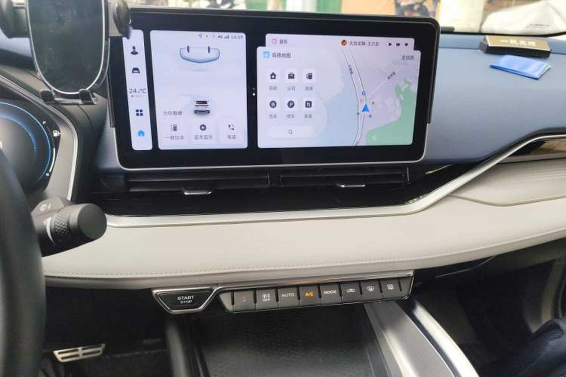 Used Geely Auto Preface 2023 2.0TD Prestige Version Audio And AC Panel
