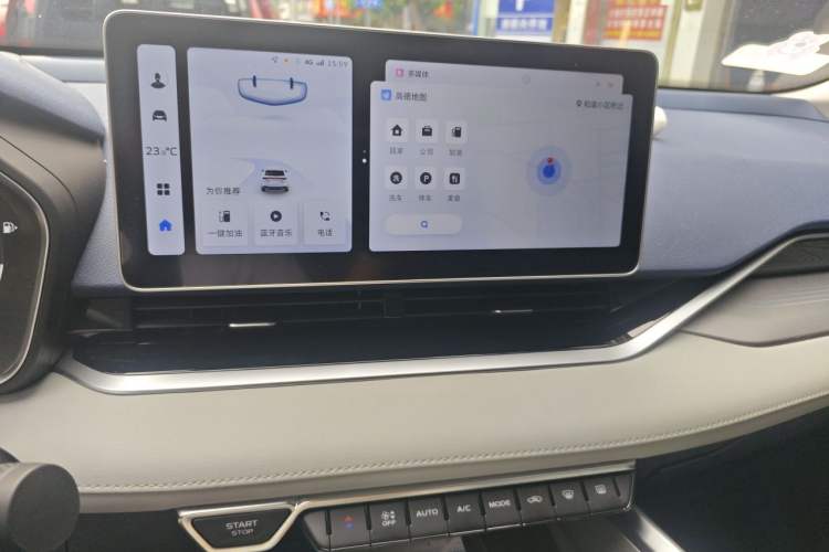 Used Geely Auto Preface 2023 2.0TD Prestige Version Audio And AC Panel