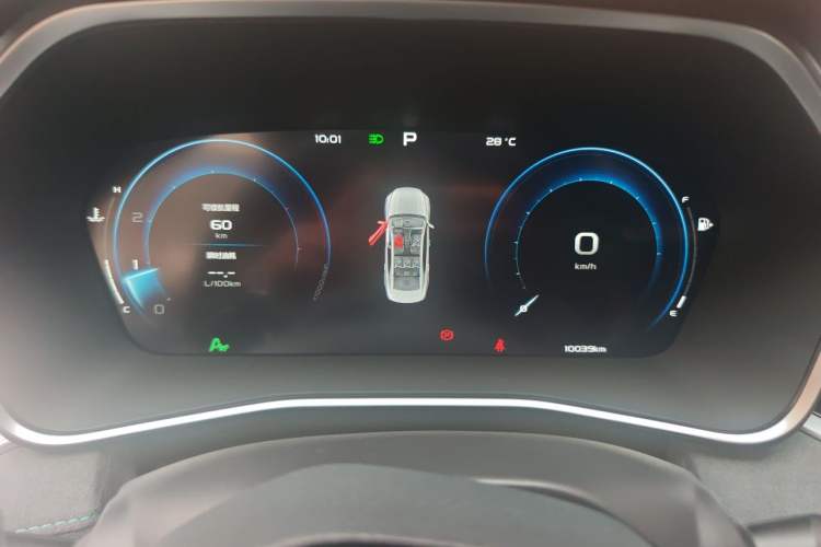 Used Geely Auto Preface 2023 2.0TD "Only This Verdant Green" Edition Instrument Cluster