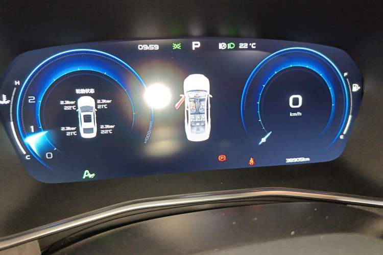Used Geely Auto Preface 2023 2.0TD "Only This Verdant Green" Edition Instrument Cluster