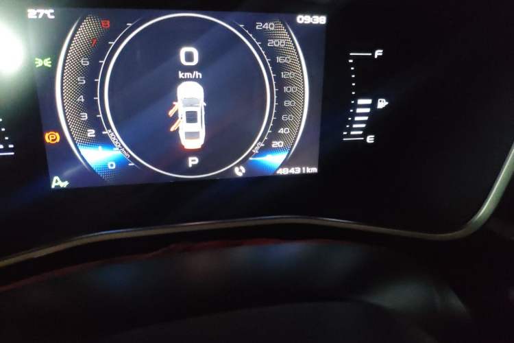 Used Geely Auto Preface 2023 1.5TD Fuyao Version Odometer Close Up