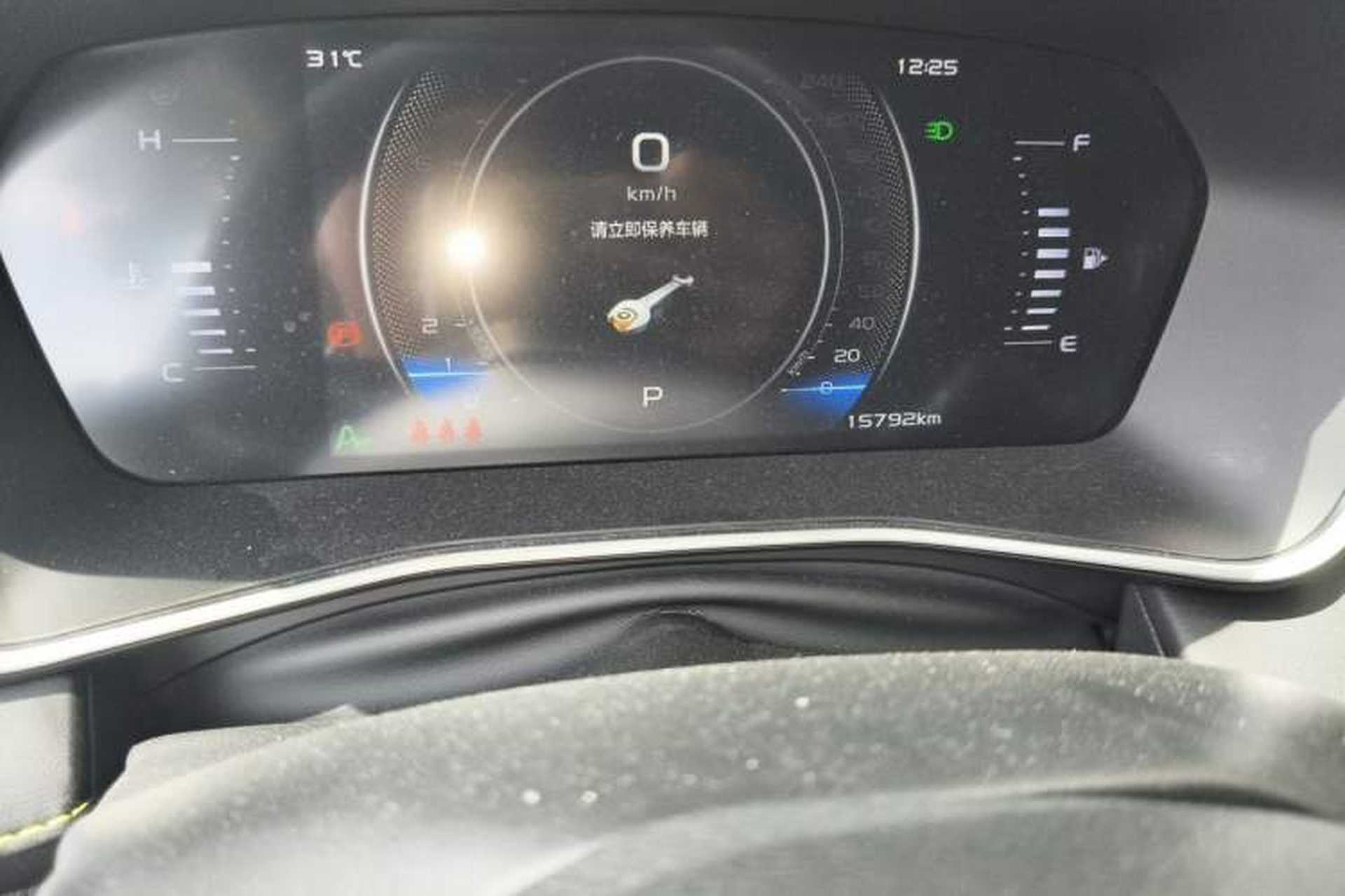 Used Geely Auto Preface 2023 1.5TD Fuyao Version Odometer Close Up