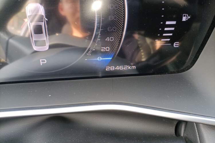 Used Geely Auto Preface 2023 1.5TD Fuyao Version Odometer Close Up