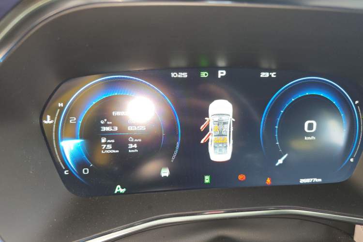 Used Geely Auto Preface 2023 2.0TD Prestige Version Instrument Cluster