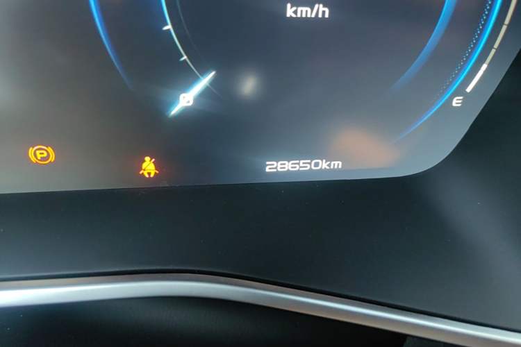 Used Geely Auto Preface 2023 2.0TD "Only This Verdant Green" Edition Odometer Close Up