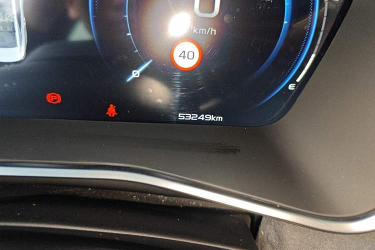 Used Geely Auto Preface 2023 2.0TD "Only This Verdant Green" Edition Odometer Close Up