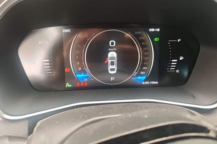 Used Geely Auto Preface 2023 2.0TD Luxury Version Instrument Cluster