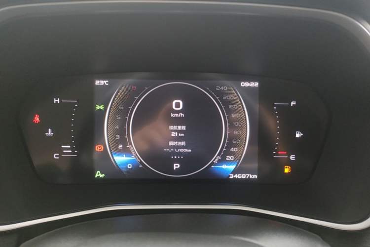 Used Geely Auto Preface 2023 2.0TD Luxury Version Instrument Cluster
