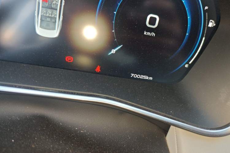 Used Geely Auto Preface 2023 2.0TD Prestige Version Odometer Close Up