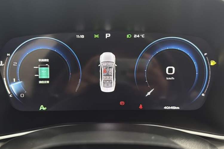 Used Geely Auto Preface 2023 2.0TD Prestige Version Odometer Close Up