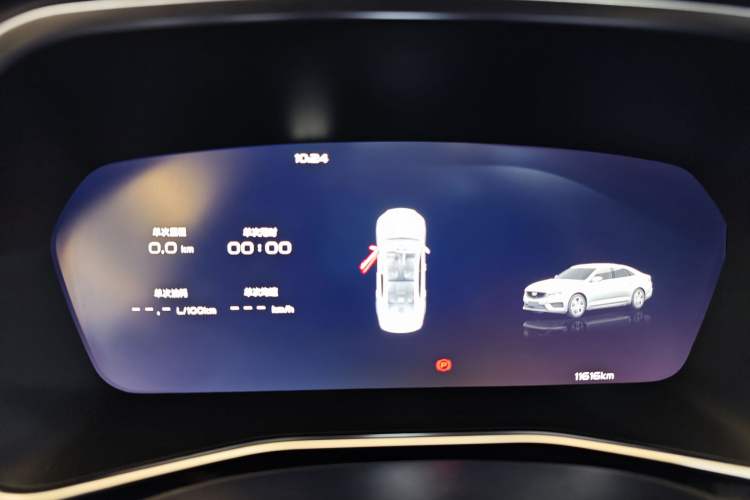 Used Geely Auto Preface 2023 2.0TD "Only This Verdant Green" Edition Odometer Close Up