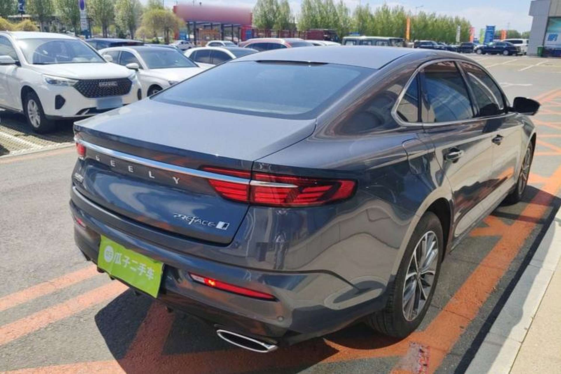 Used Geely Auto Preface 2023 1.5TD Fuyao Version Rear Right 45 Deg