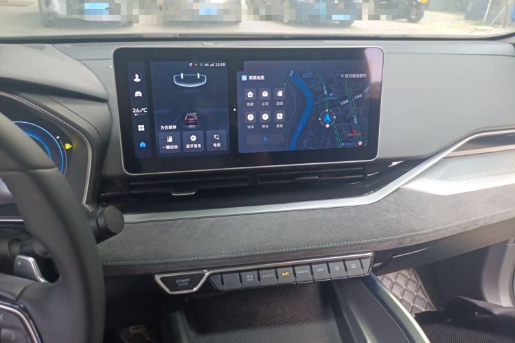 Used Geely Auto Preface 2023 2.0TD "Only This Verdant Green" Edition Audio And AC Panel