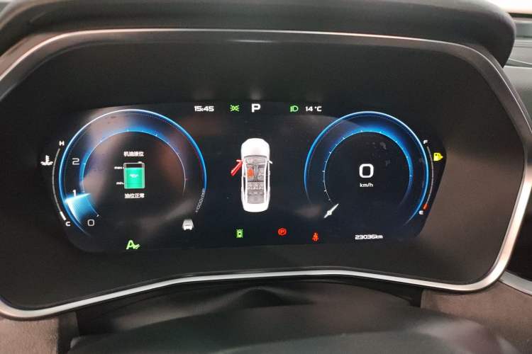 Used Geely Auto Preface 2023 2.0TD "Only This Verdant Green" Edition Instrument Cluster