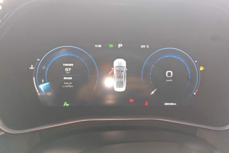 Used Geely Auto Preface 2023 2.0TD "Only This Verdant Green" Edition Instrument Cluster