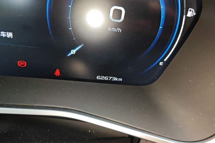 Used Geely Auto Preface 2023 2.0TD "Only This Verdant Green" Edition Odometer Close Up