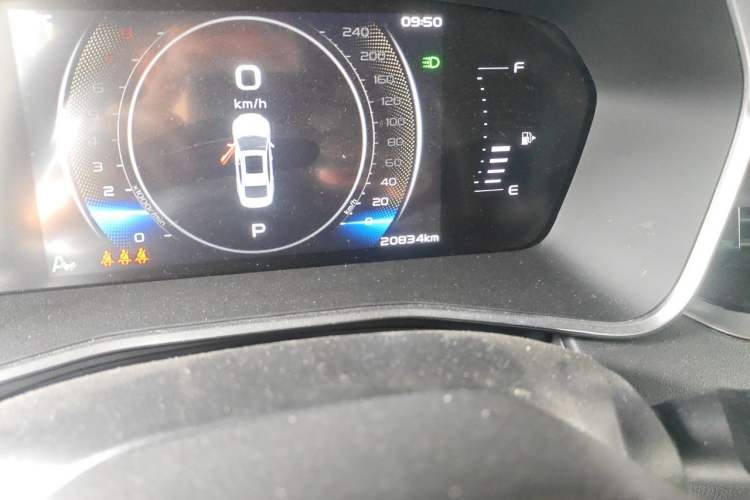 Used Geely Auto Preface 2023 1.5TD Fuyao Version Odometer Close Up