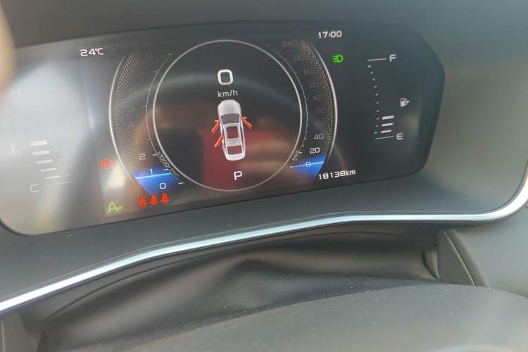 Used Geely Auto Preface 2023 1.5TD Fuyao Version Odometer Close Up