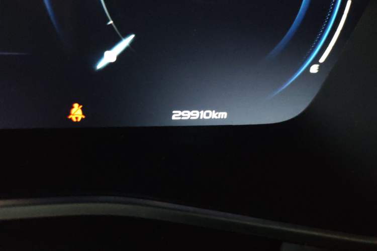 Used Geely Auto Preface 2023 2.0TD "Only This Verdant Green" Edition Odometer Close Up