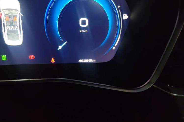 Used Geely Auto Preface 2023 2.0TD "Only This Verdant Green" Edition Odometer Close Up