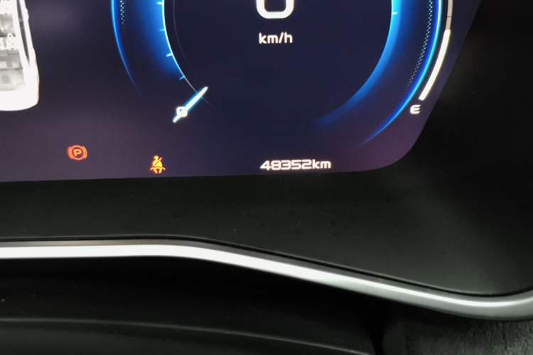 Used Geely Auto Preface  Odometer Close Up
