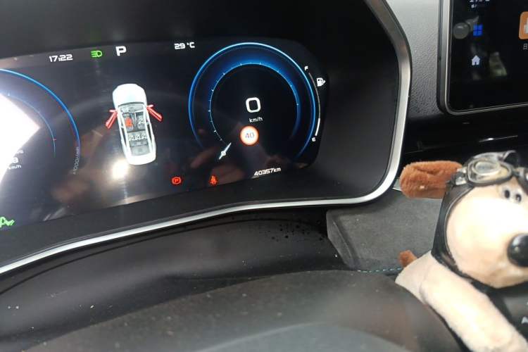 Used Geely Auto Preface 2023 2.0TD "Only This Verdant Green" Edition Odometer Close Up