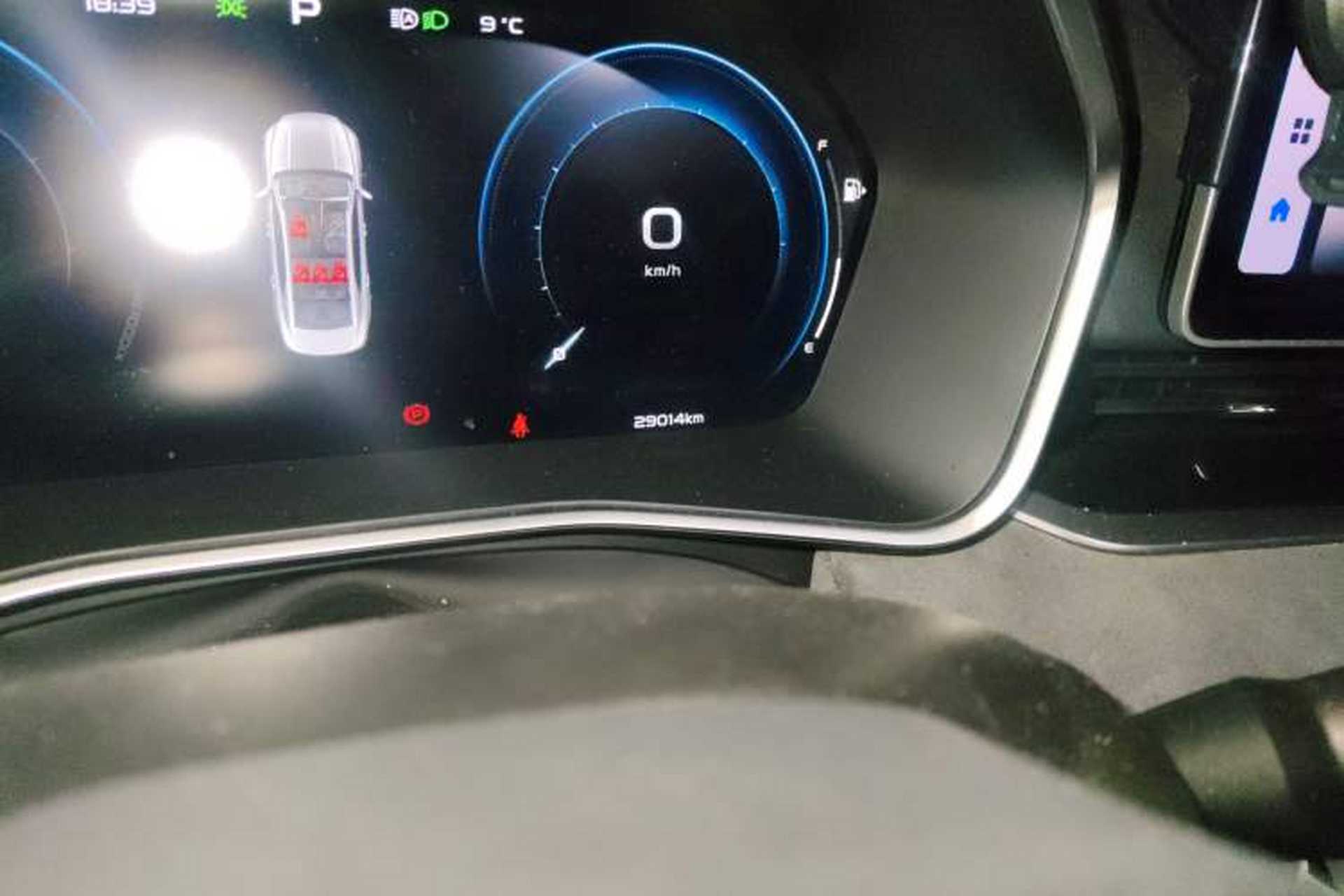 Used Geely Auto Preface 2023 2.0TD "Only This Verdant Green" Edition Odometer Close Up