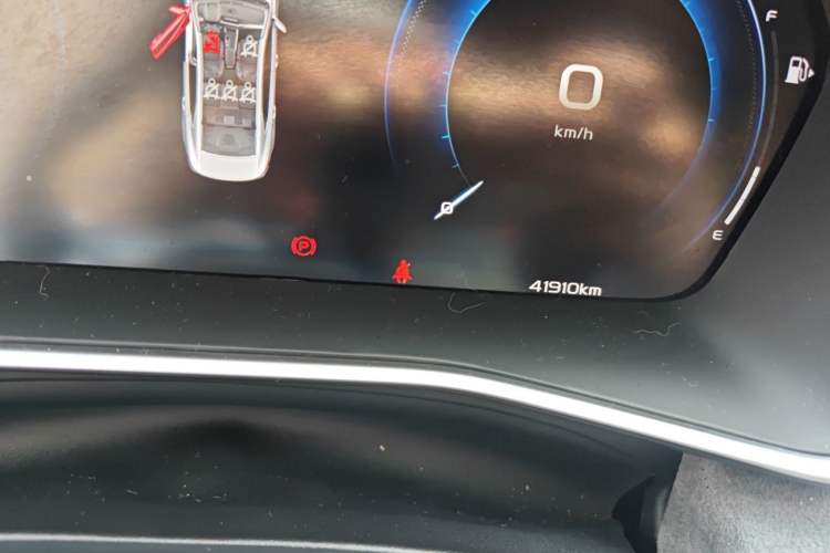 Used Geely Auto Preface 2023 2.0TD "Only This Verdant Green" Edition Odometer Close Up