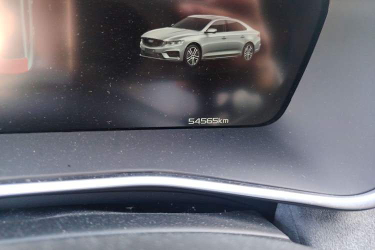 Used Geely Auto Preface 2023 2.0TD "Only This Verdant Green" Edition Odometer Close Up
