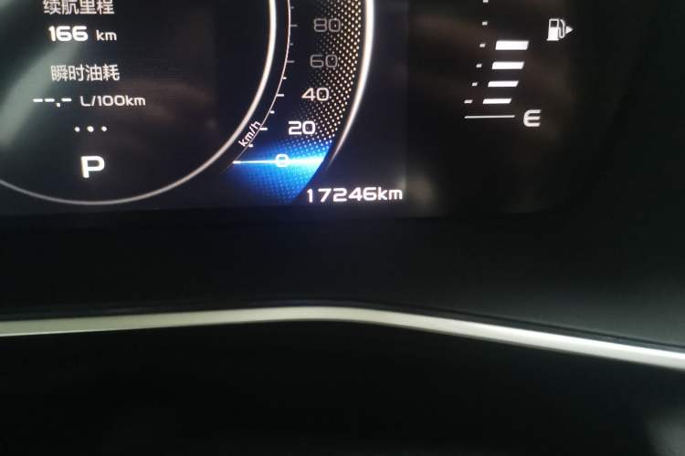 Used Geely Auto Preface 2023 1.5TD Fuyao Version Odometer Close Up