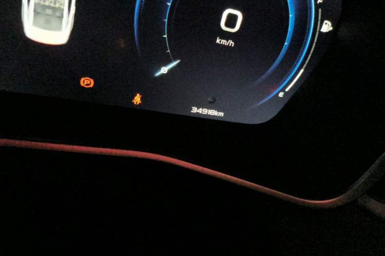Used Geely Auto Preface 2023 2.0TD "Only This Verdant Green" Edition Odometer Close Up