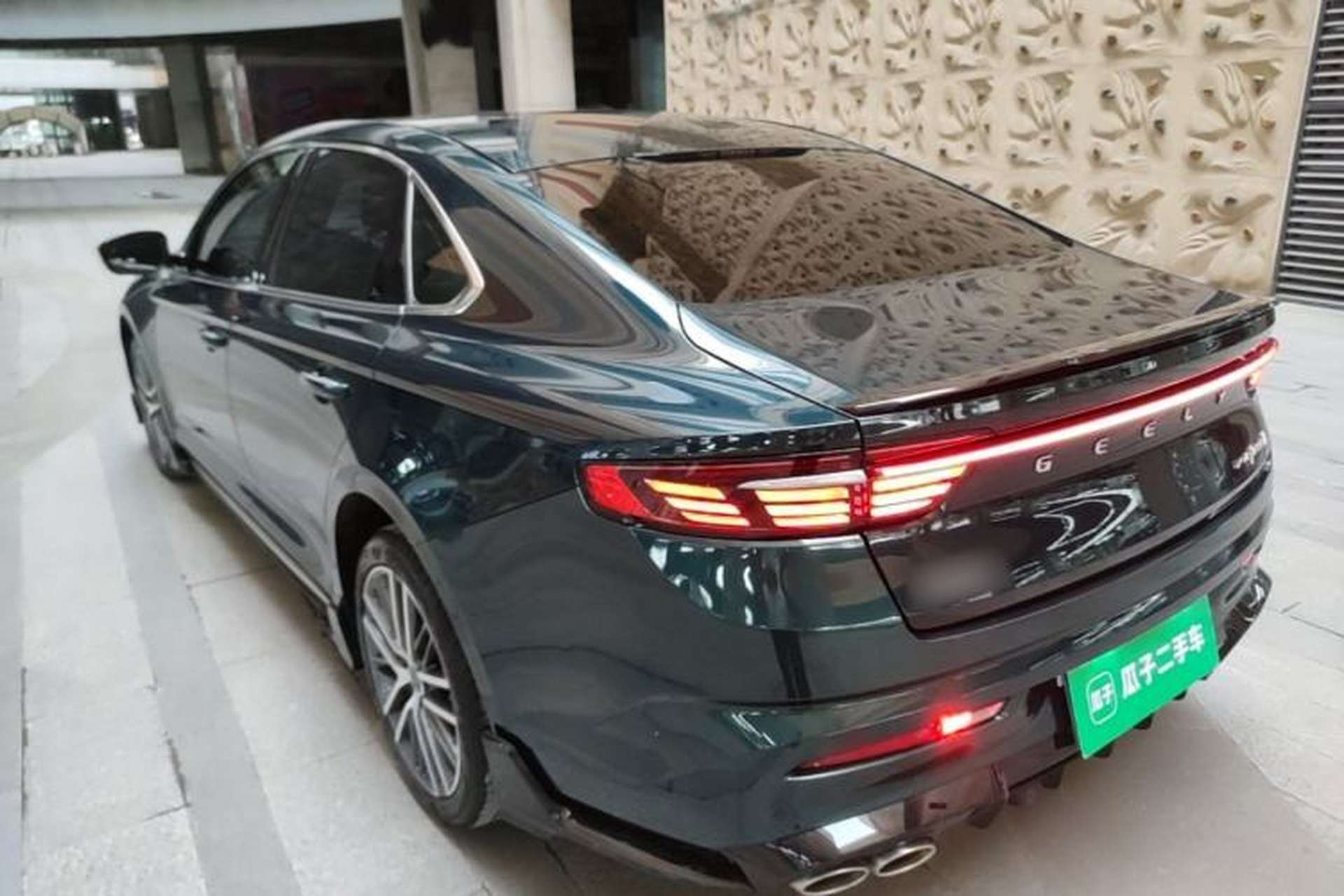 Used Geely Auto Preface 2023 2.0TD "Only This Verdant Green" Edition Rear Left 45 Deg